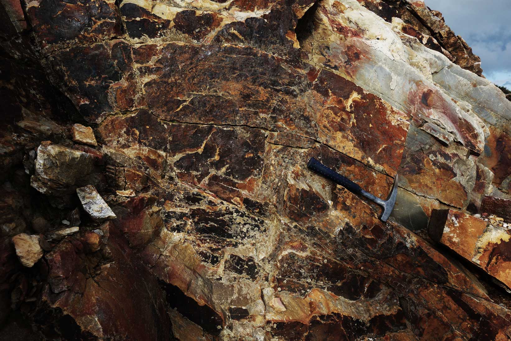 Detalle de un pequeño anticlinal