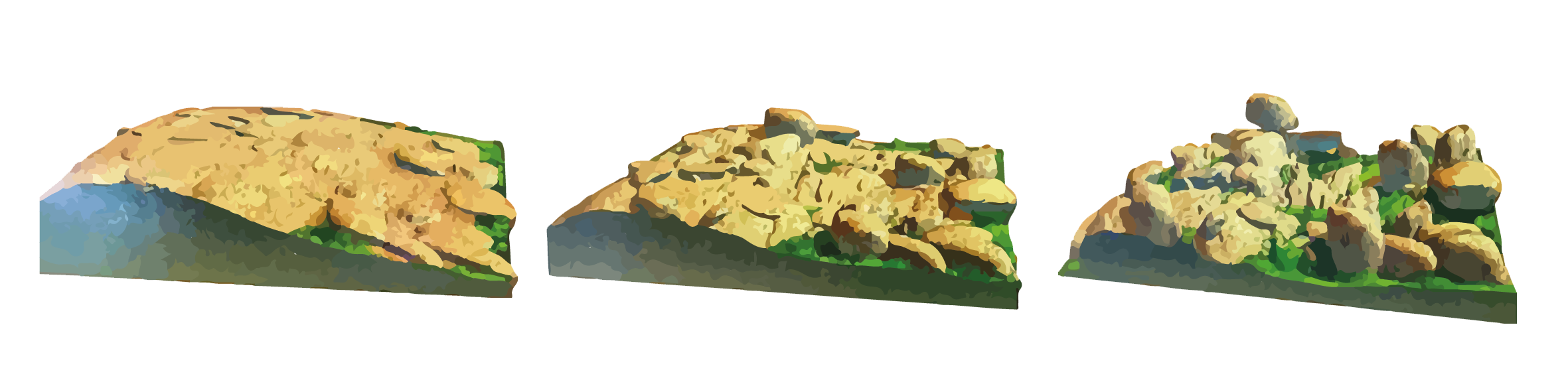 Proceso de formación de un berrocal granítico típico de Sayago